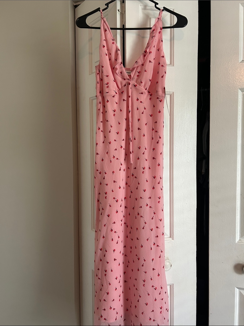 No Boundaries Pink Midi Dress